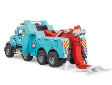 Camion de dépannage et de remorquage MACK Granite avec module son et lumière - Jeux et jouets Bruder - Avenue des Jeux