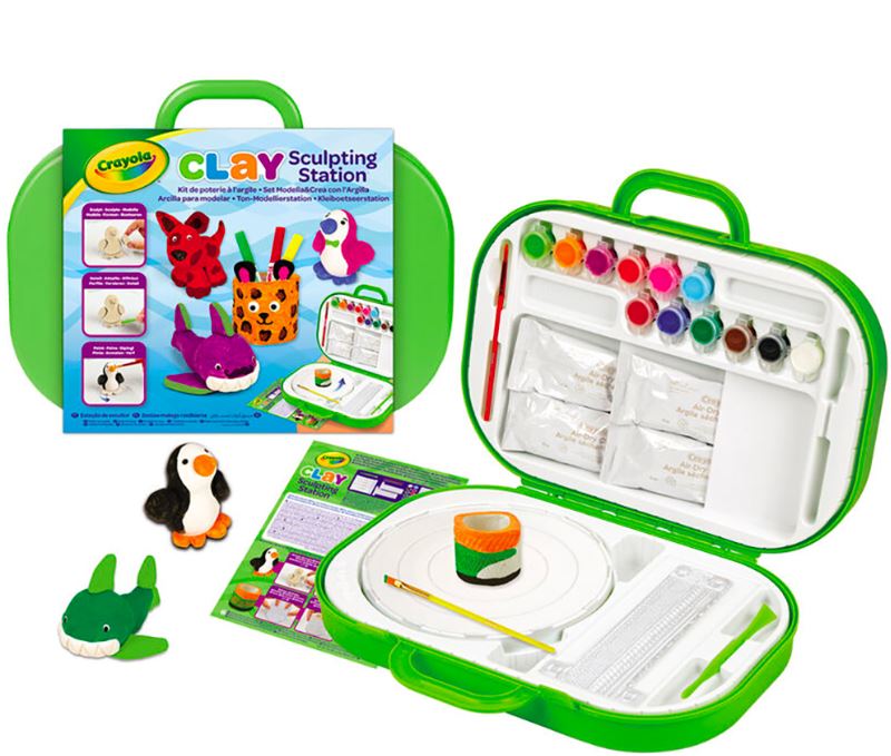 Kit De Sculpture En Argile - Pâte à Modeler Non Collante - 12 Ou 24 Couleurs - Pour Enfants, Adultes, Activités Créatives