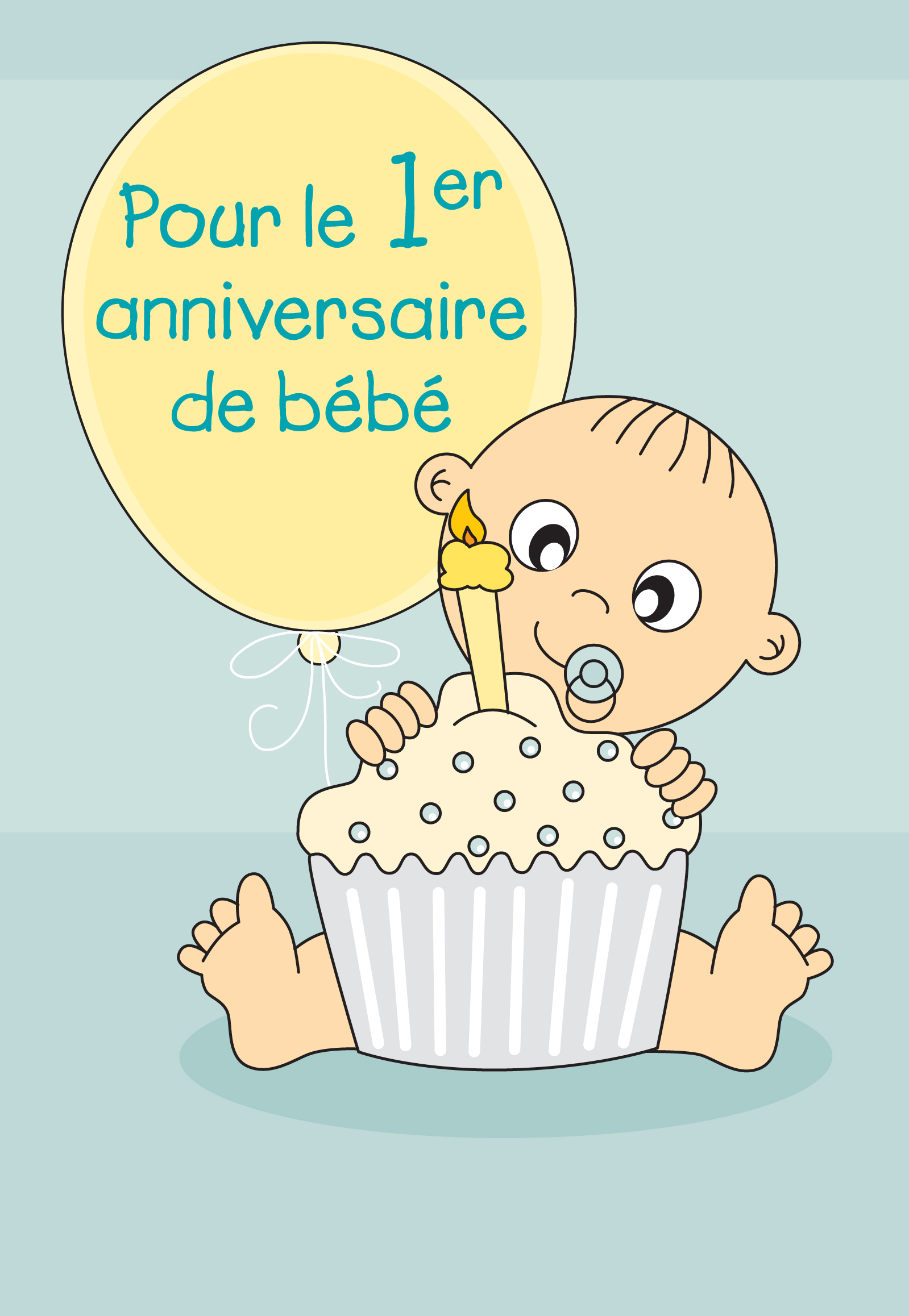 Carte D Anniversaire 1 An De Millbrook Fetes Cartes De Fete 1 An