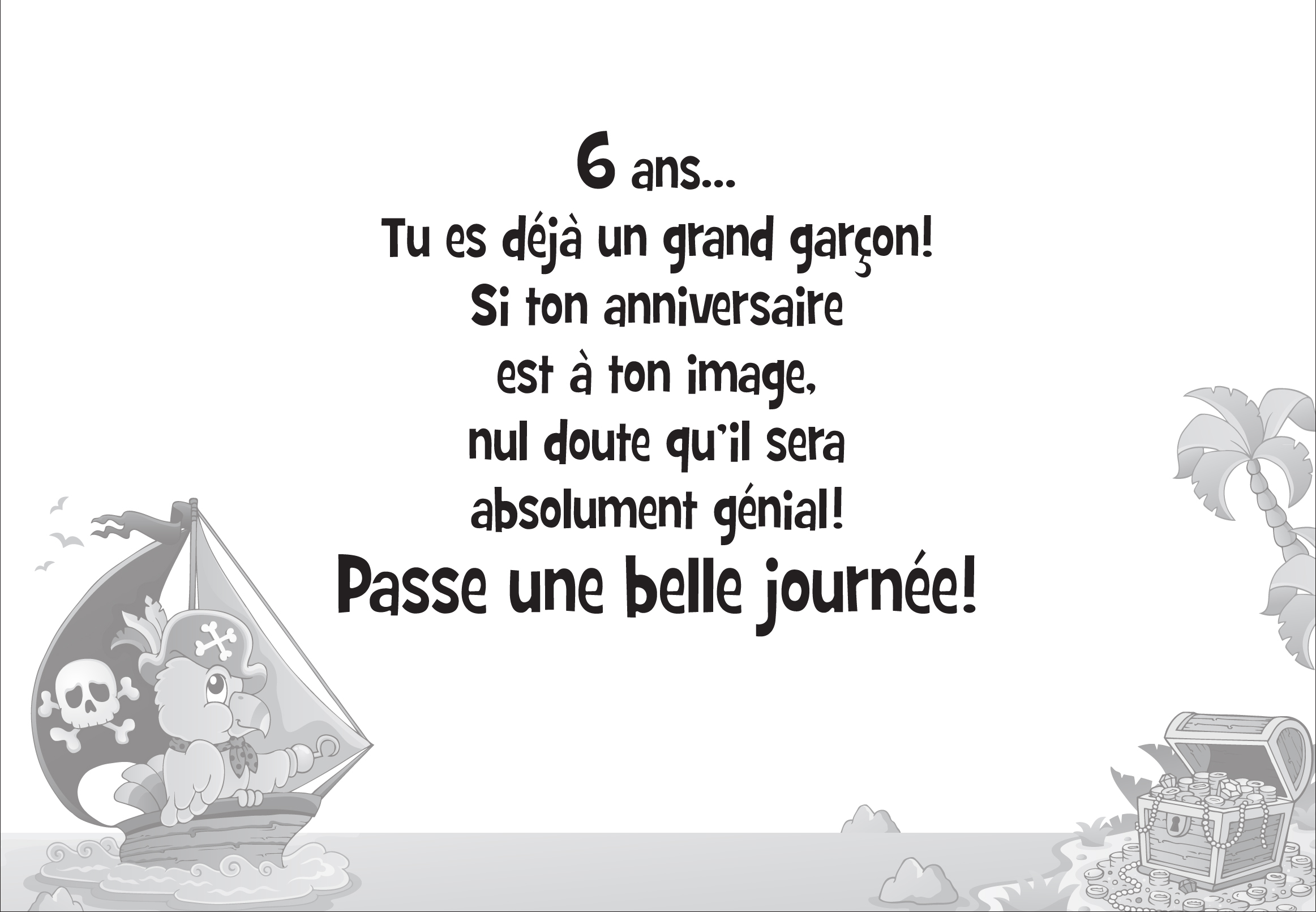 6 Ans Carte D Anniversaire De Millbrook Fetes Cartes De Fete 6 Ans