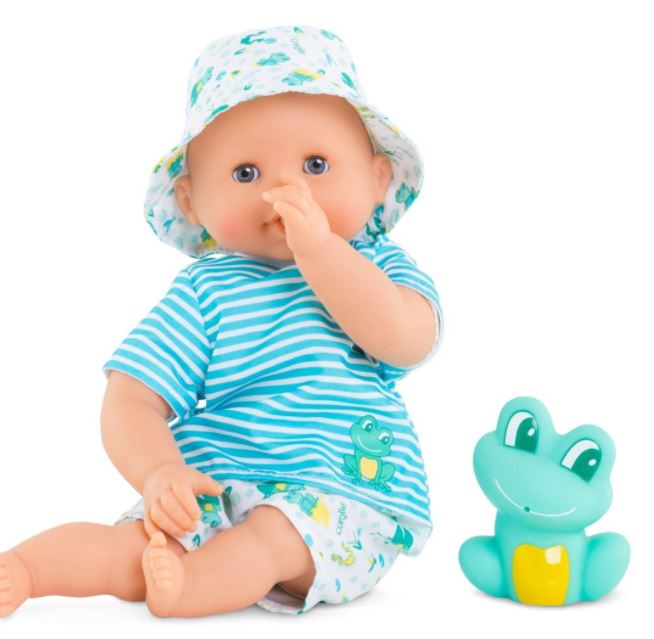 Corolle Bebe Bain Marin Avec Grenouille 12 30cm Poupees Barbie Et Tout Pour Jouer A La Famille Poupees Et Accessoires