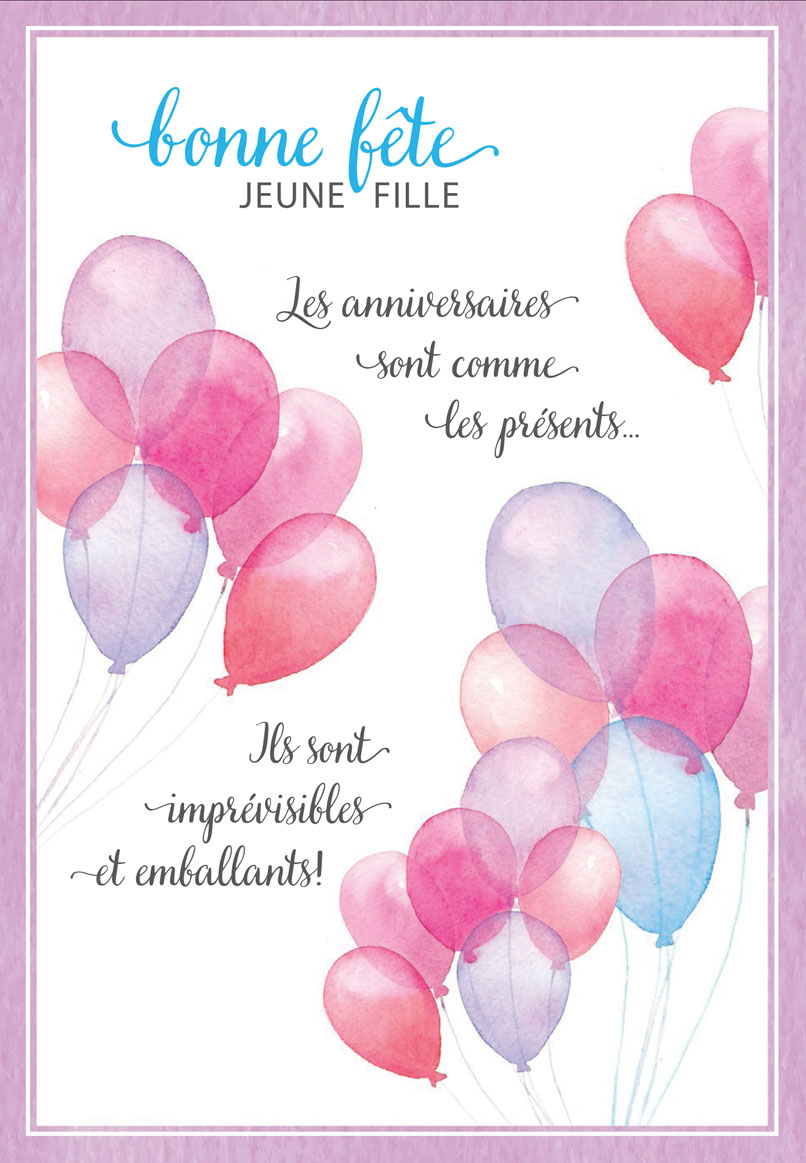 Bonne Fete Jeune Fille De Millbrook Fetes Cartes De Fete Sans Age