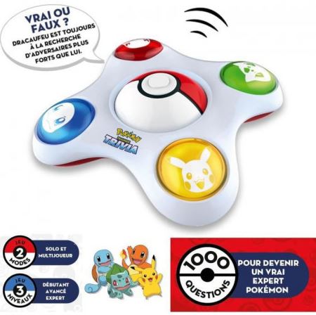 Pokemon - Jeu de société Pokémon Master Trivia ES - Jeux d'adresse - Rue du  Commerce