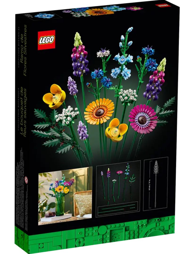 LEGO 10280 Icons Bouquet de Fleurs: Set de Fleurs Artificielles à