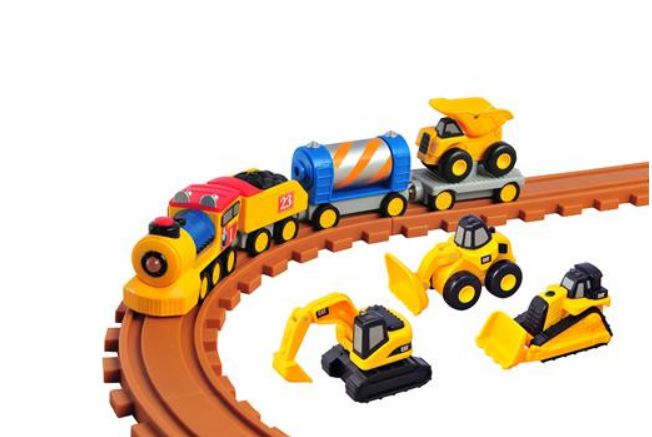 Hape Jouet Train de archandises à Piles - Jeu pour Enfant dès 3 Ans
