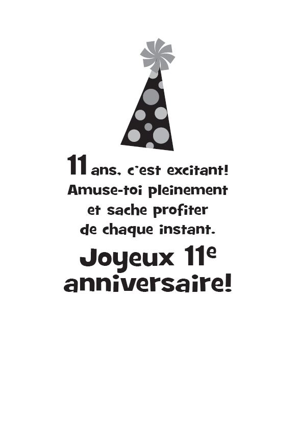Bonne Fete A Toi 11 Ans De Millbrook Fetes Cartes De Fete 11 Ans