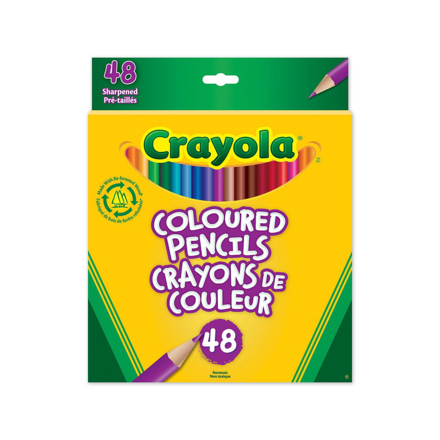 CRAYOLA - CRAYONS DE BOIS 48 COULEURS - BRICOLAGE / Dessin