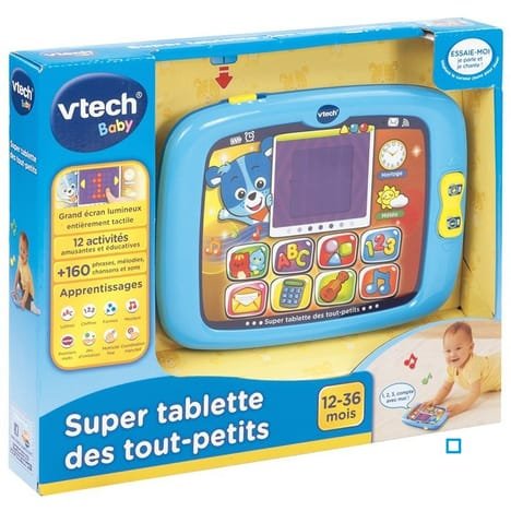 VTECH Super Tablette des tout petits Nino 151405 - Tablette