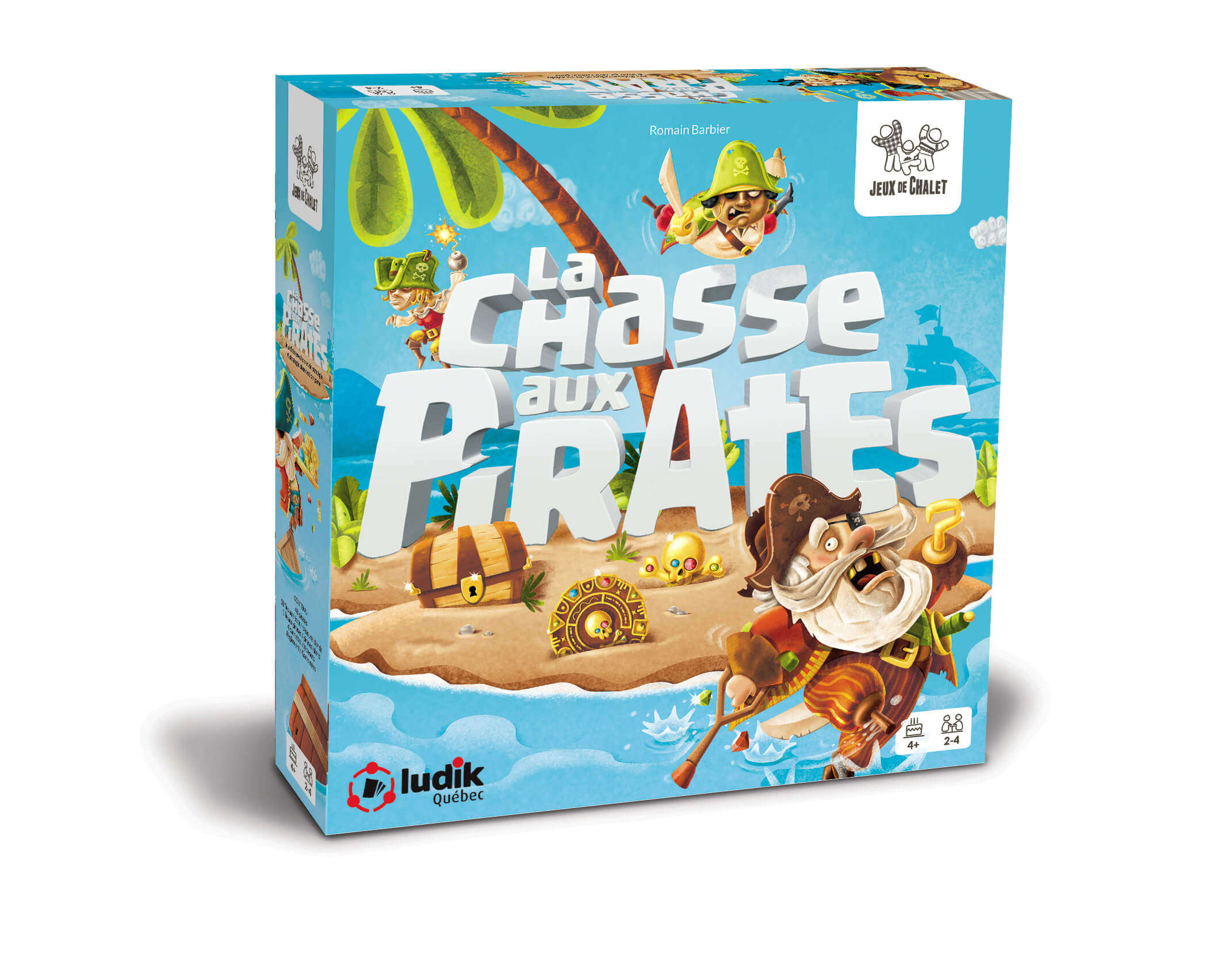 JEU LA CHASSE AUX PIRATES - LUDIK QUÉBEC - JEUX DE SOCIÉTÉ / Préscolaire (5  ans et -) (avant de savoir lire)