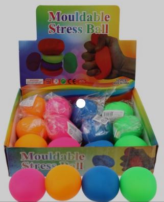 BALLE DE STRESS COLORÉE ASST - MATÉRIEL SPÉCIALISÉ À L'ENFANCE / Jouets  sensoriels et outils anti-stress