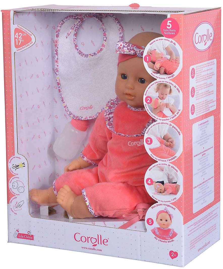 COROLLE - LILA CHÉRIE POUPON INTERACTIF, ROSE - POUPÉES, BARBIE ET