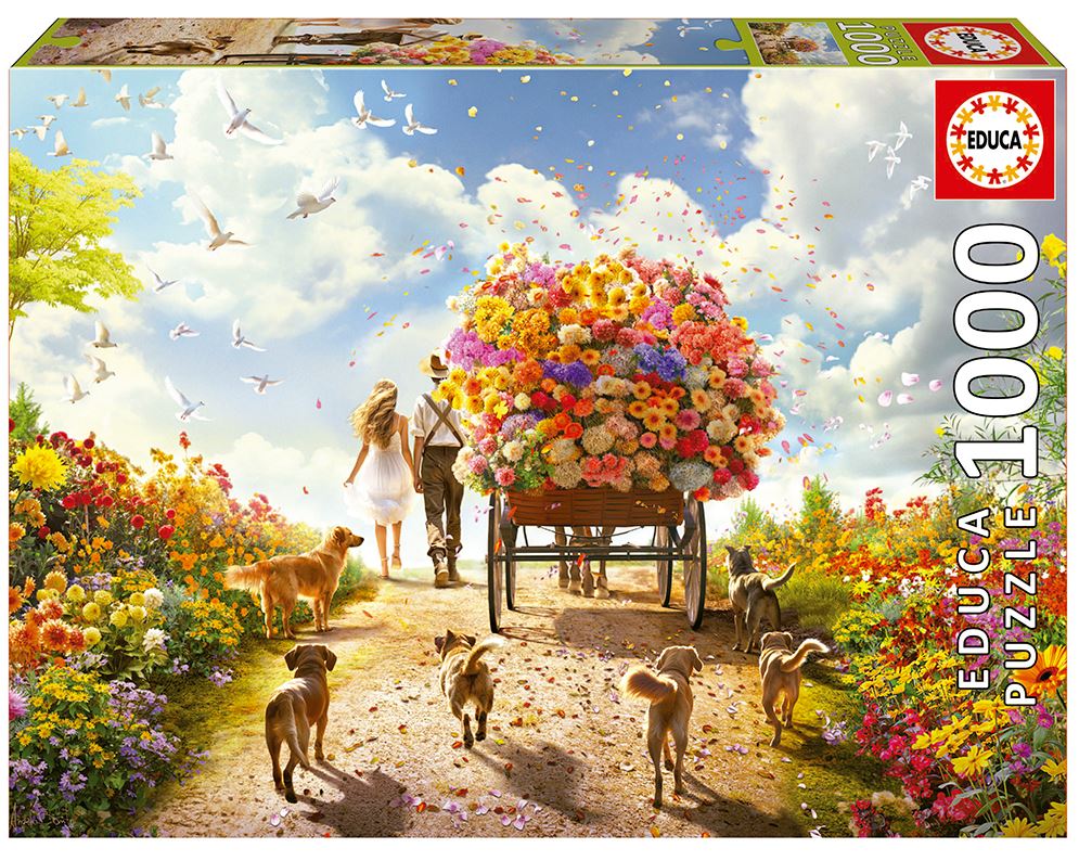 Puzzle Sagrada Família Intérieur 1000 Pièces Avec Colle Educa