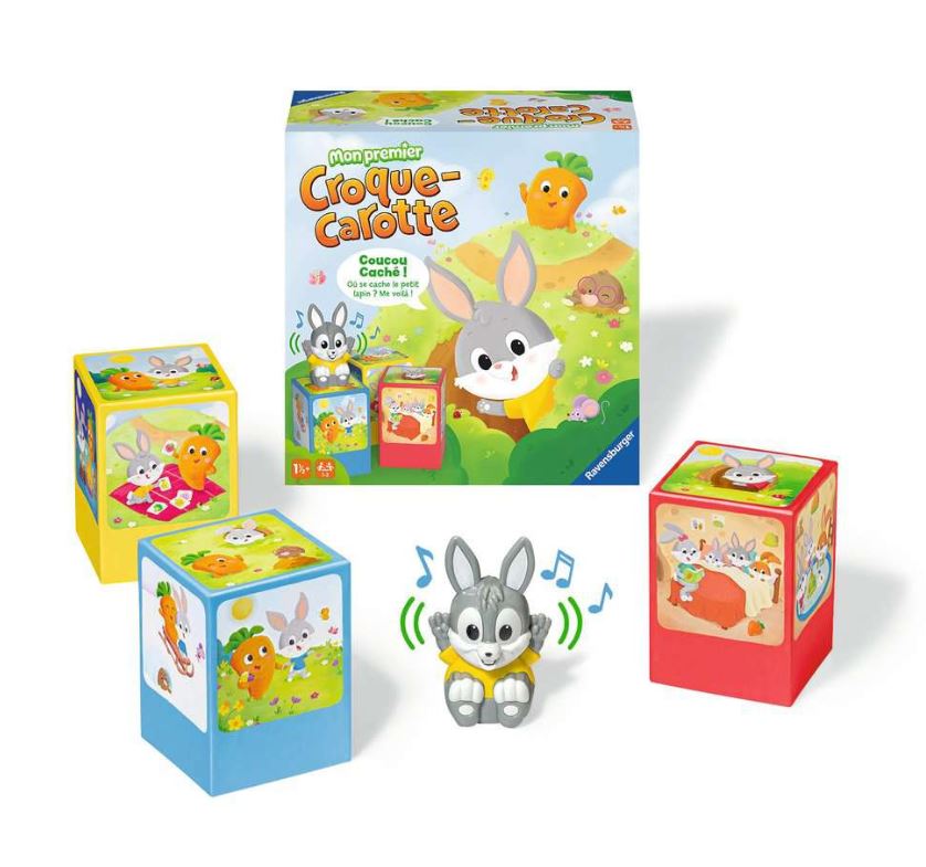 Jeu Croque Carotte Ravensburger - 2 à 4 Joueurs, Dès 4 Ans, Avec Jeu De 7 Familles Inclus - Version Française 20948