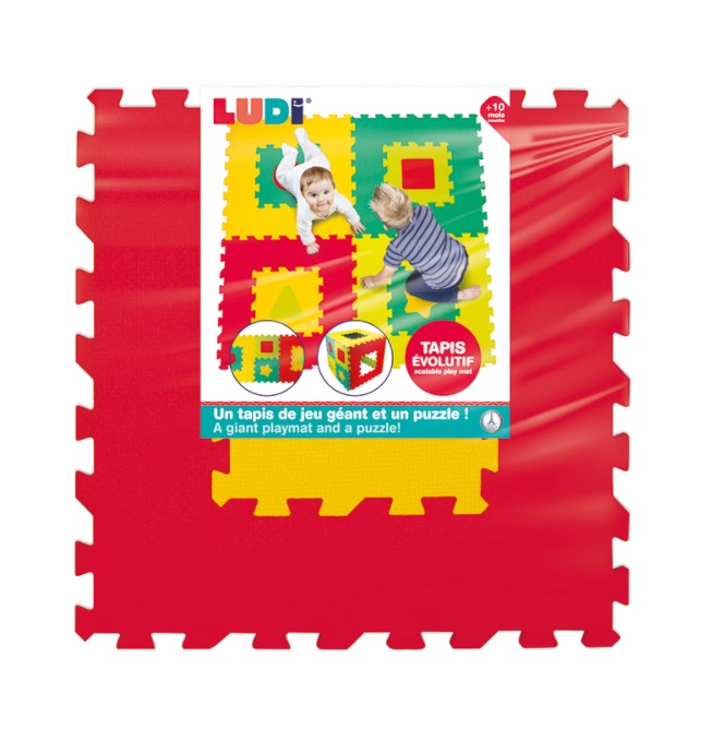 Ludi Tapis En Mousse Geometrique 1x1 Cm Bebe Tapis D Eveil