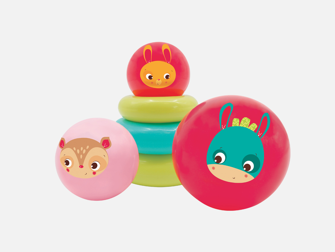 Pyramide A Empiler Rose Bebe Autres Jouets