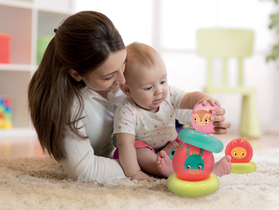 Pyramide A Empiler Rose Bebe Autres Jouets