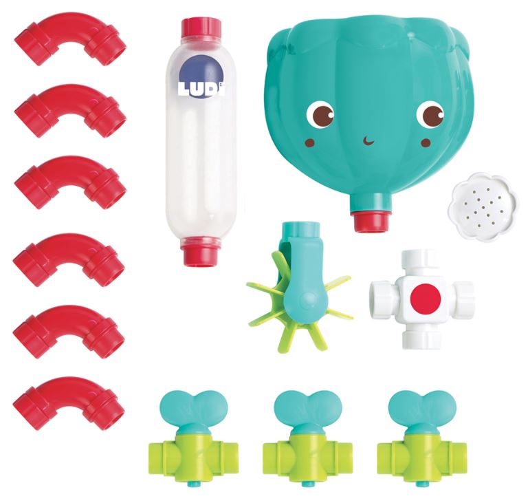 Ludi Circuit D Eau 14 Pieces Bebe Bain