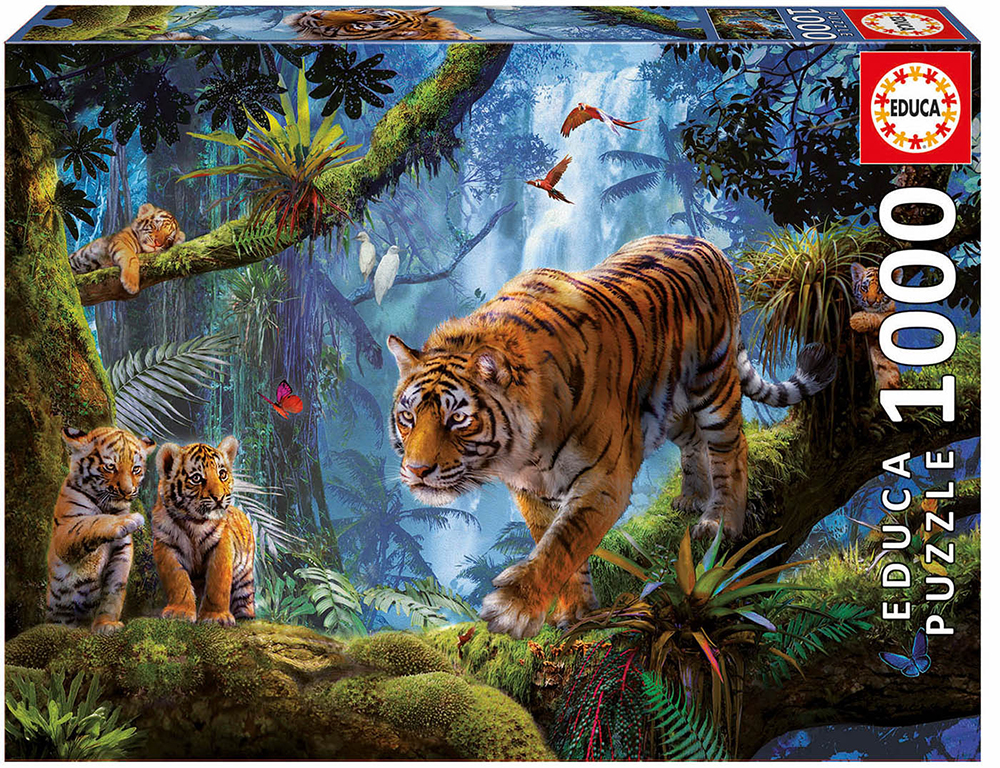 Puzzle 3D Tigre  Casse Tête Bois