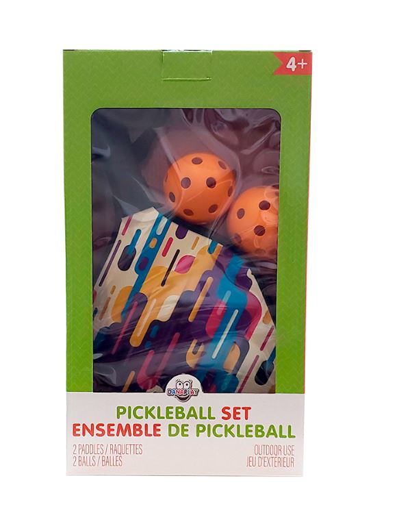 Ensemble De Pickleball - 2 Raquettes + 4 Balles - Pour Débutants Et Jeu En Famille