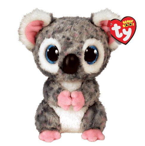 PELUCHE TY BEANIE BOOS - KARLI KOALA GRIS PETIT 6 - PELUCHES