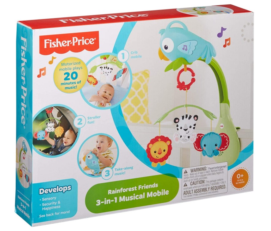 FISHER PRICE - MOBILE JUNGLE 3-EN-1 - BÉBÉ / Accessoires