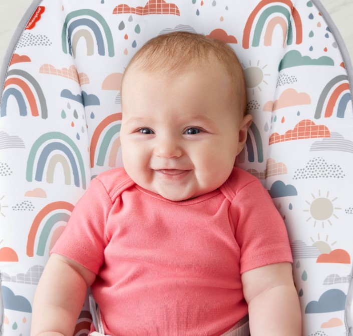 Fisher Price Siege Sauteur Apaisant Pour Bebe Douches Arc En Ciel Transat Bebe Accessoires