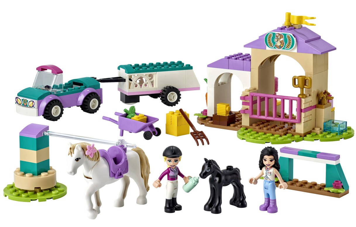 Friends - Le dressage de chevaux et la remorque (41441) LEGO