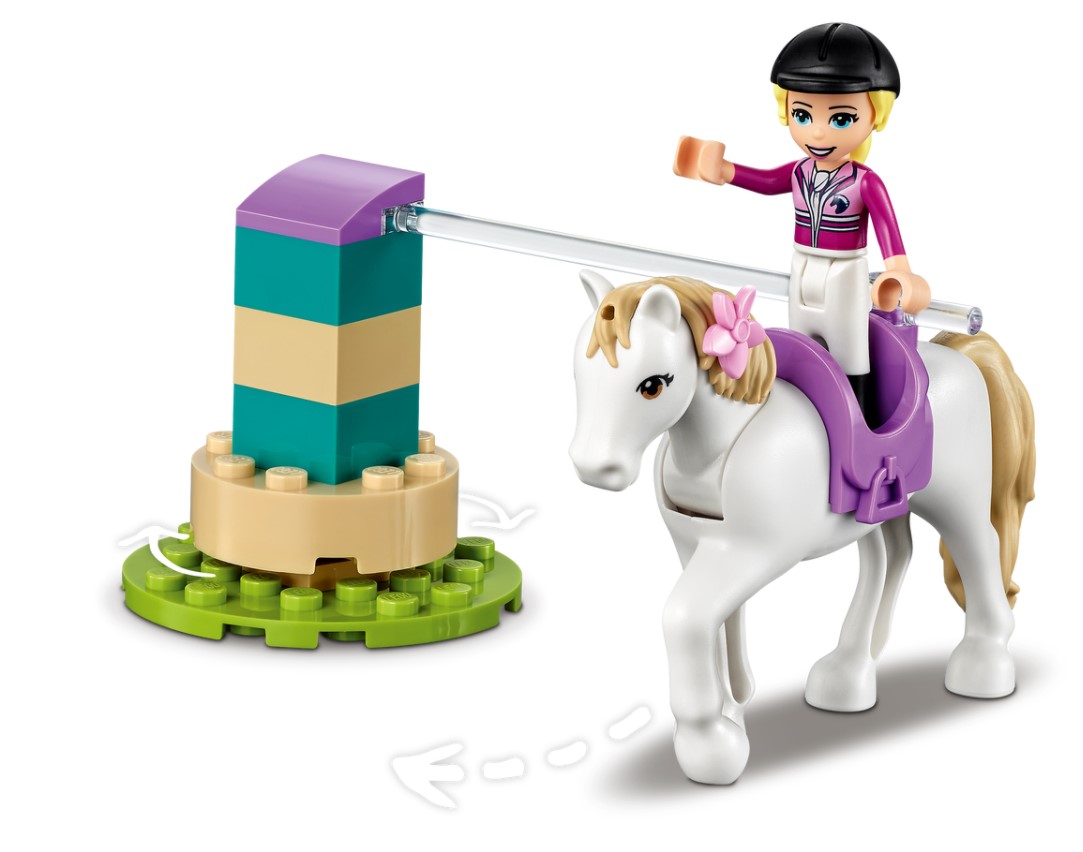 La remorque du cheval et du poney Lego