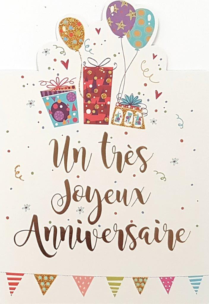 ANNIVERSAIRE - UN TRÈS JOYEUX ANNIVERSAIRE À TOI! - DE ROSEDALE