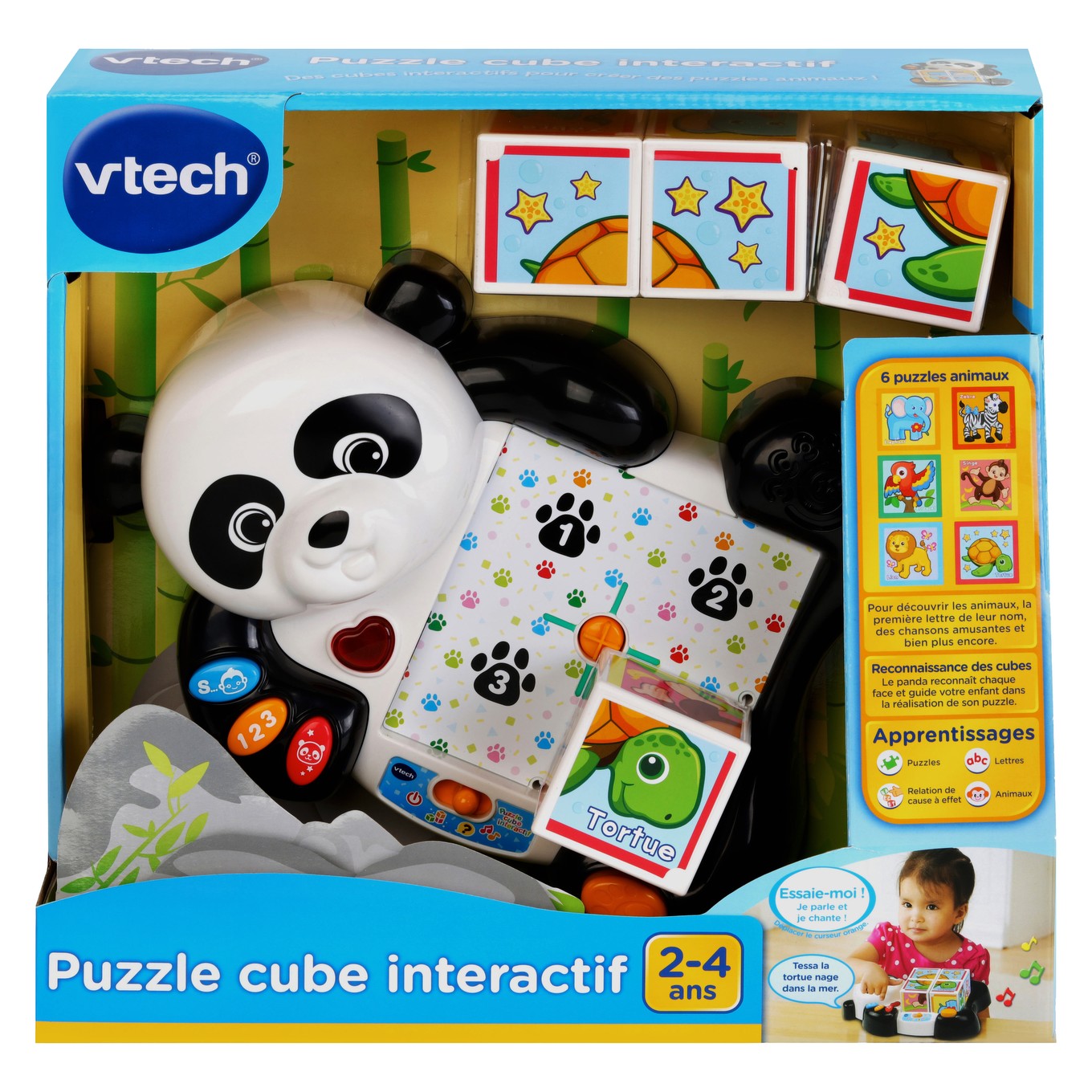 Puzzle Cube Interactif Panda Bebe V Tech