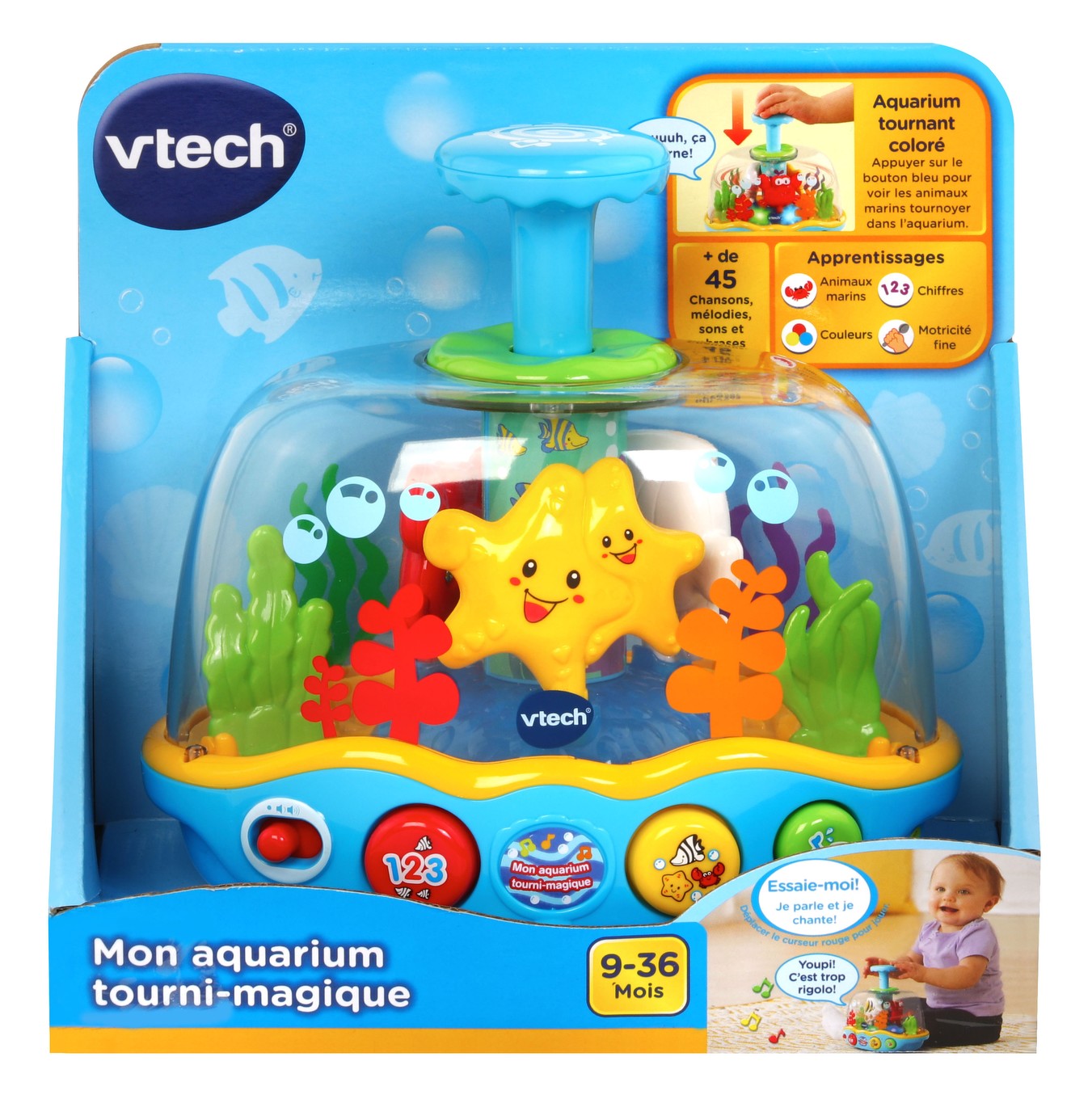 Mon Aquarium Tourni Magique Toupie Bebe V Tech