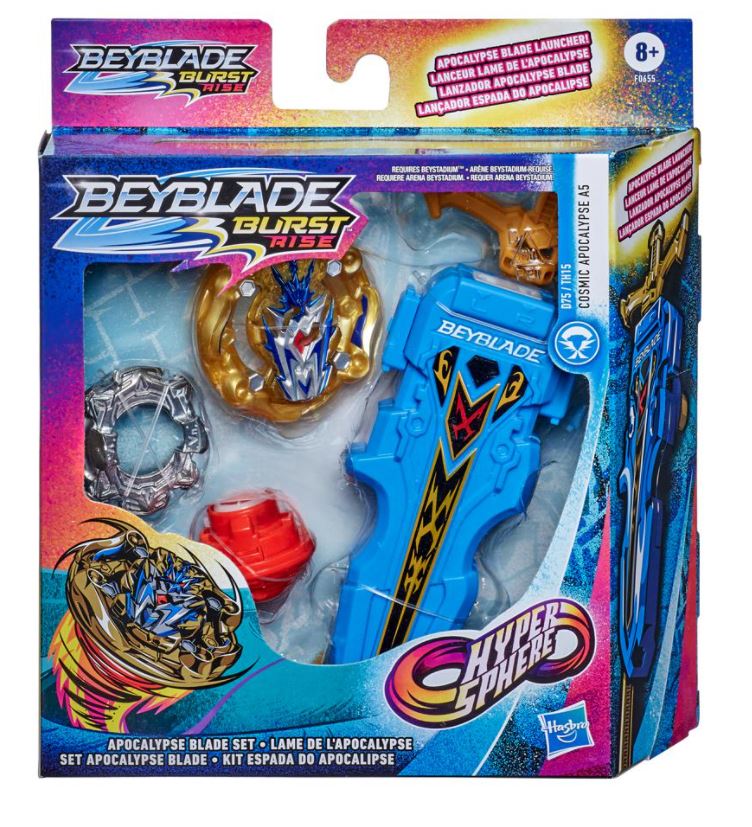 BEYBLADE - 1 TOUPIE ET 1 LANCEUR RASOIR - BURST RISE HYPERSPH??RE (TROUSSE DE D??PART) - CAMIONS 