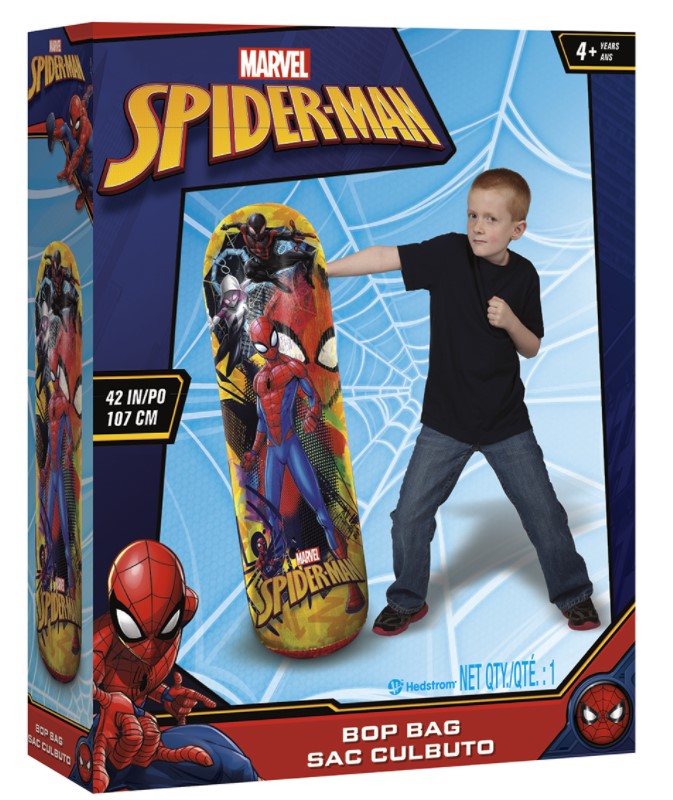 SAC FRAPPER SPIDERMAN 107 CM CAMIONS ARMES ET SUPERH ROS Boxe