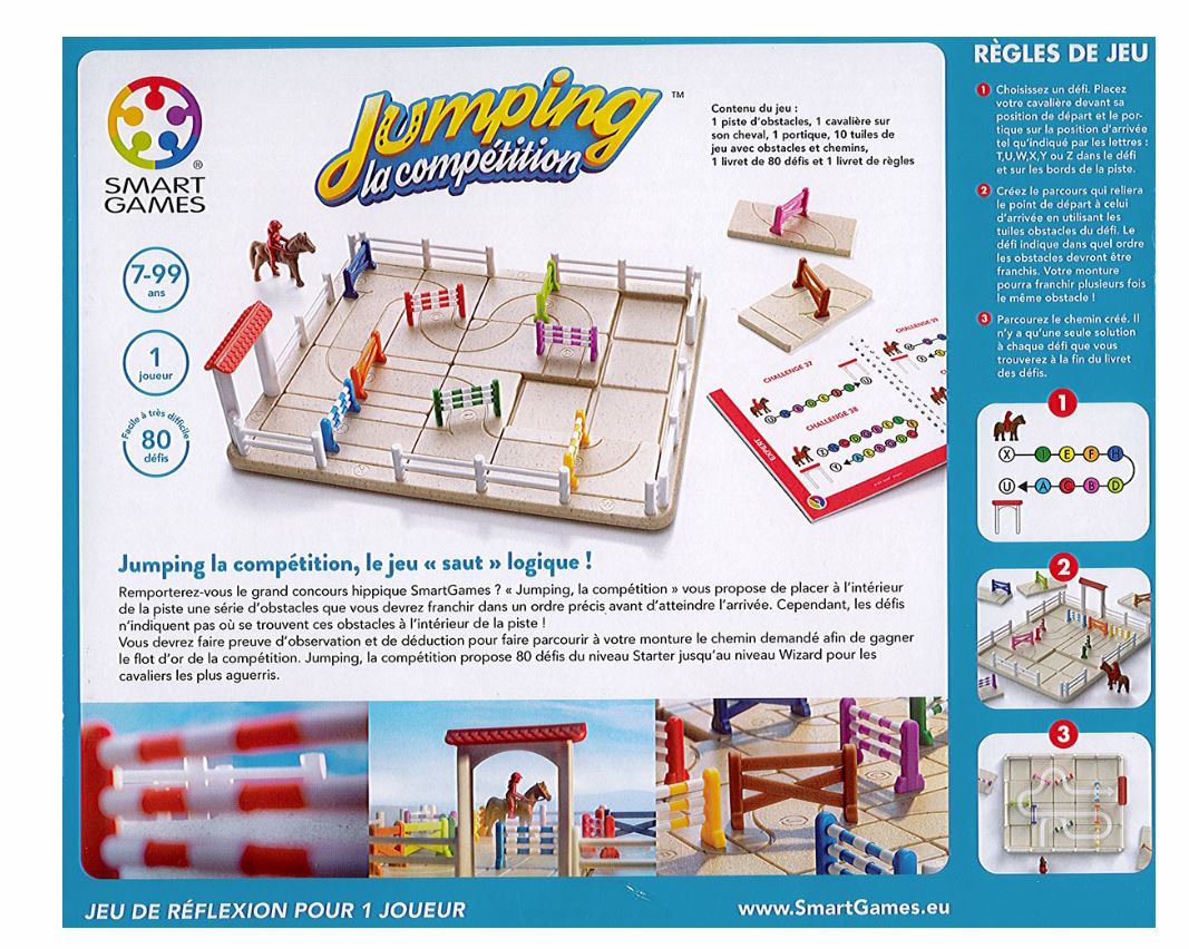 JEU SMART GAMES - JUMPING LA COMPÉTITION (FR) - JEUX DE SOCIÉTÉ ...