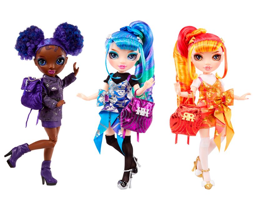 Poupée mode tendance adorable Rainbow High Junior High, figurine de  personnage articulée, choix varié, 6 ans et plus