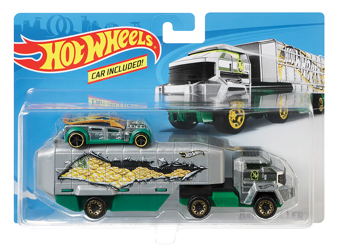 HOT WHEELS TRANSPORTEUR ASST. - CAMIONS, ARMES ET SUPERHÉROS / Véhicules 3  ans +