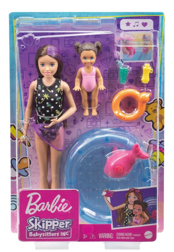 Barbie Skipper Ens Piscine Et Bain Poupees Barbie Et Articles Menagers Barbie Et Accessoires