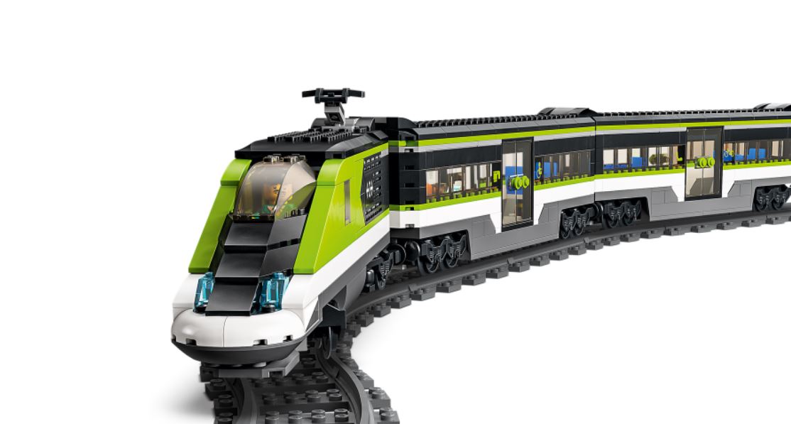 LEGO City Trains Le train de passagers express 60337 Ensemble de  construction (764 pièces) 