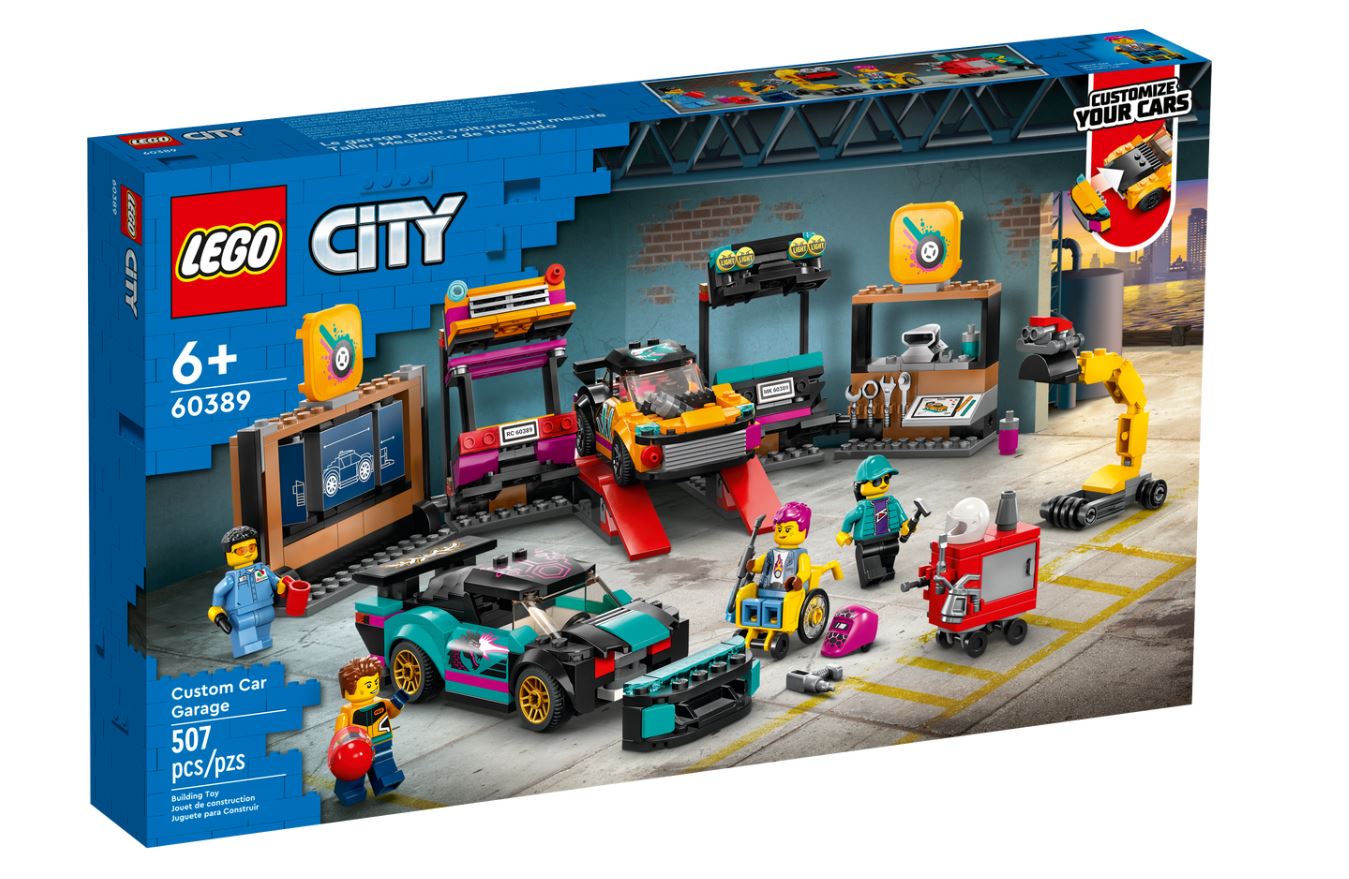 LEGO CITY - GARAGE POUR VOITURES PERSONNALISÉES #60389 - LEGO / City