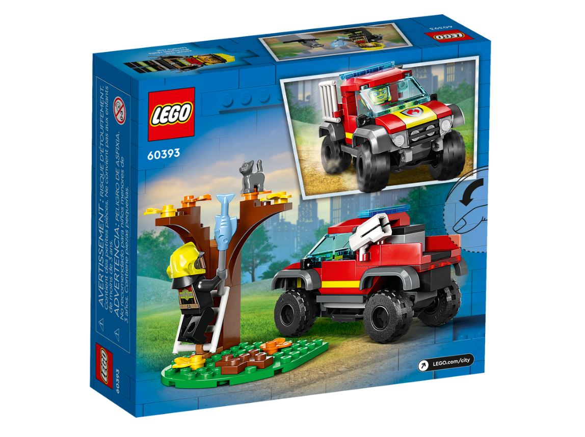 LEGO CITY - LE CAMION DE POMPIERS DE SECOURS TOUT-TERRAIN #60393 - LEGO /  City