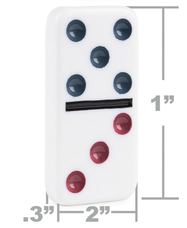 Jeu de dominos traditionnels - Mallette Dominos Double 6 classique