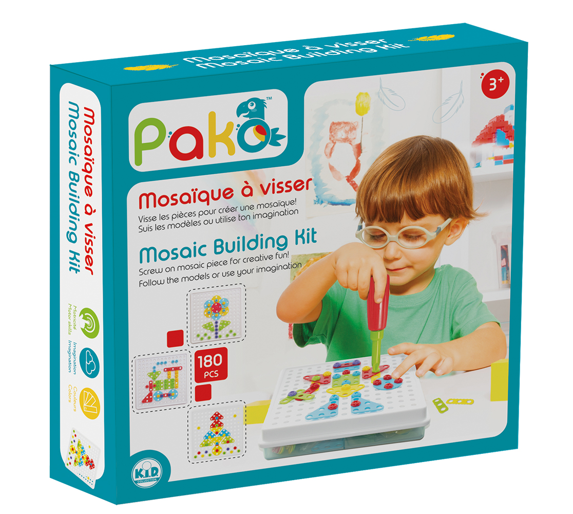 PAKÖ - MOSAÏQUE À VISSER - BRICOLAGE / Activités créatives