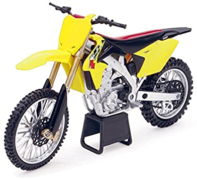 NEW-RAY MOTOCROSS SUZUKI 1:12 JAUNE - CAMIONS, ARMES ET SUPERHÉROS