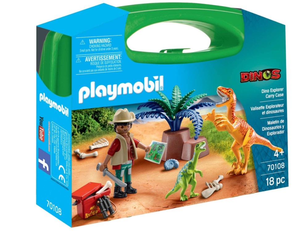 Playmobil Dino Rise 71265 Bébé spinosaure et Combattant, Dinosaure