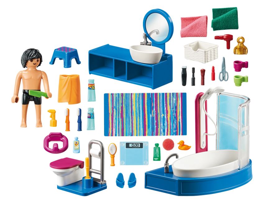 playmobil salle de bain