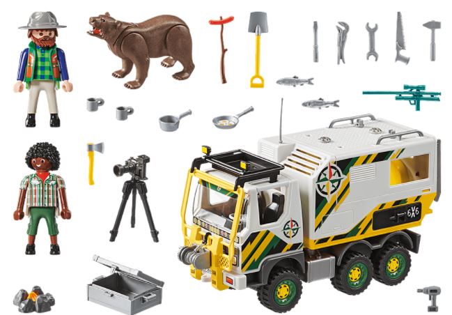 PLAYMOBIL - VÉHICULE D'EXPÉDITION #70278 - PLAYMOBIL / Wild life