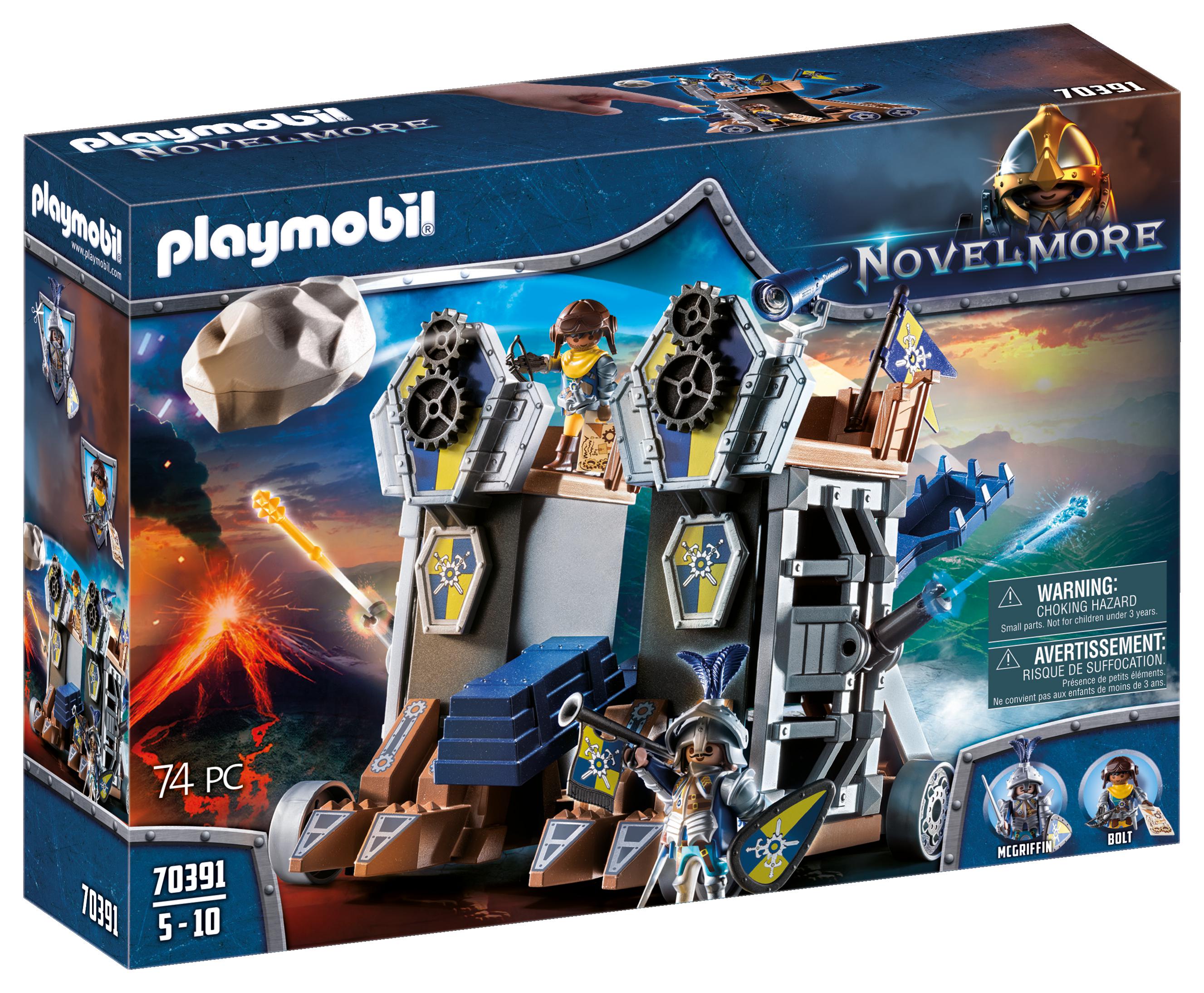 Coloriage Playmobil Chevalier Novelmore PLAYMOBIL - TOUR D'ATTAQUE MOBILE DES CHEVALIERS NOVELMORE #70391 -  PLAYMOBIL / Novelmore