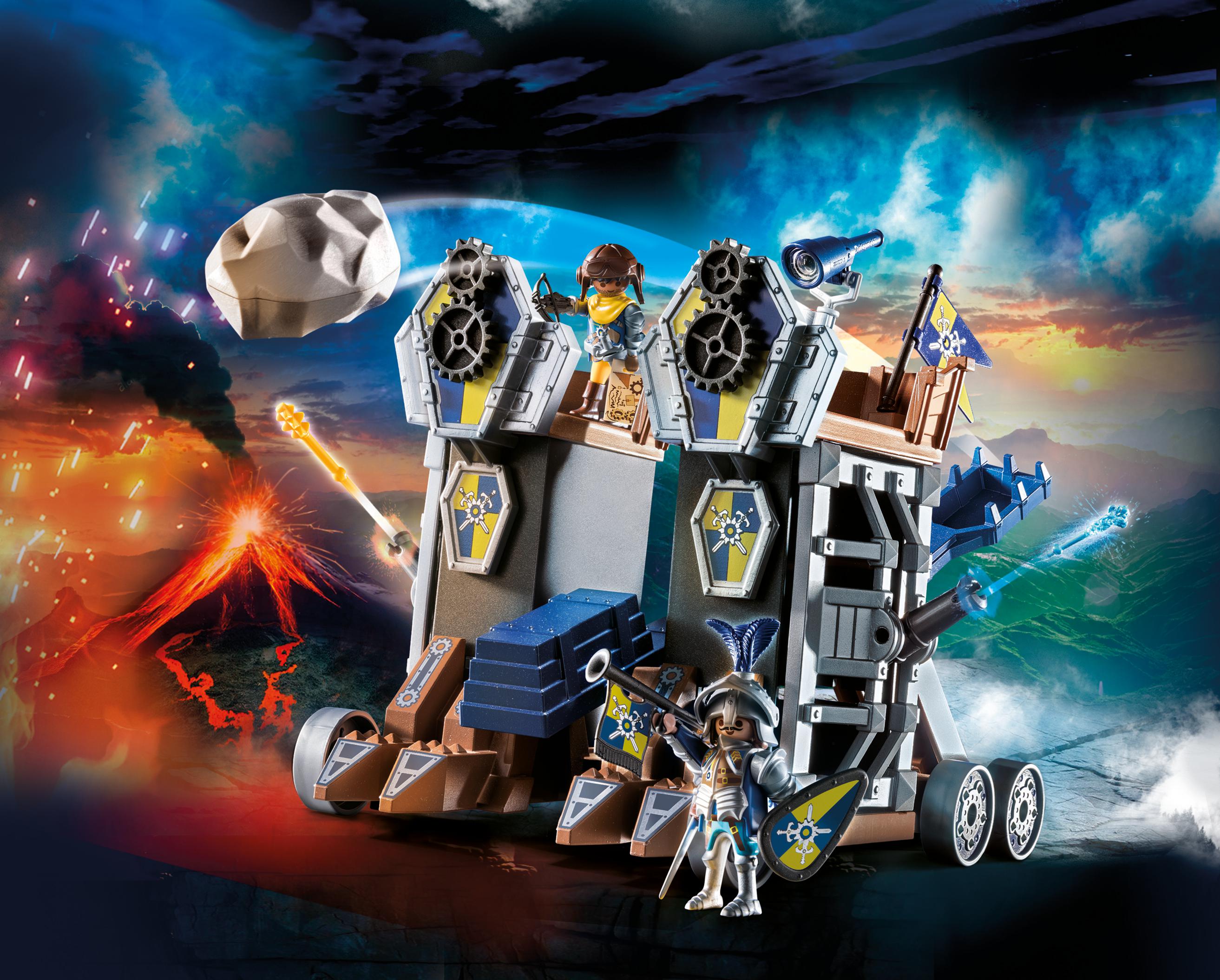 Coloriage Playmobil Chevalier Novelmore PLAYMOBIL - TOUR D'ATTAQUE MOBILE DES CHEVALIERS NOVELMORE #70391 -  PLAYMOBIL / Novelmore