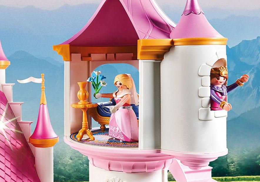 Lot Playmobil Palais Des Princesses - Mobilier Et Château - Occasion Bon État