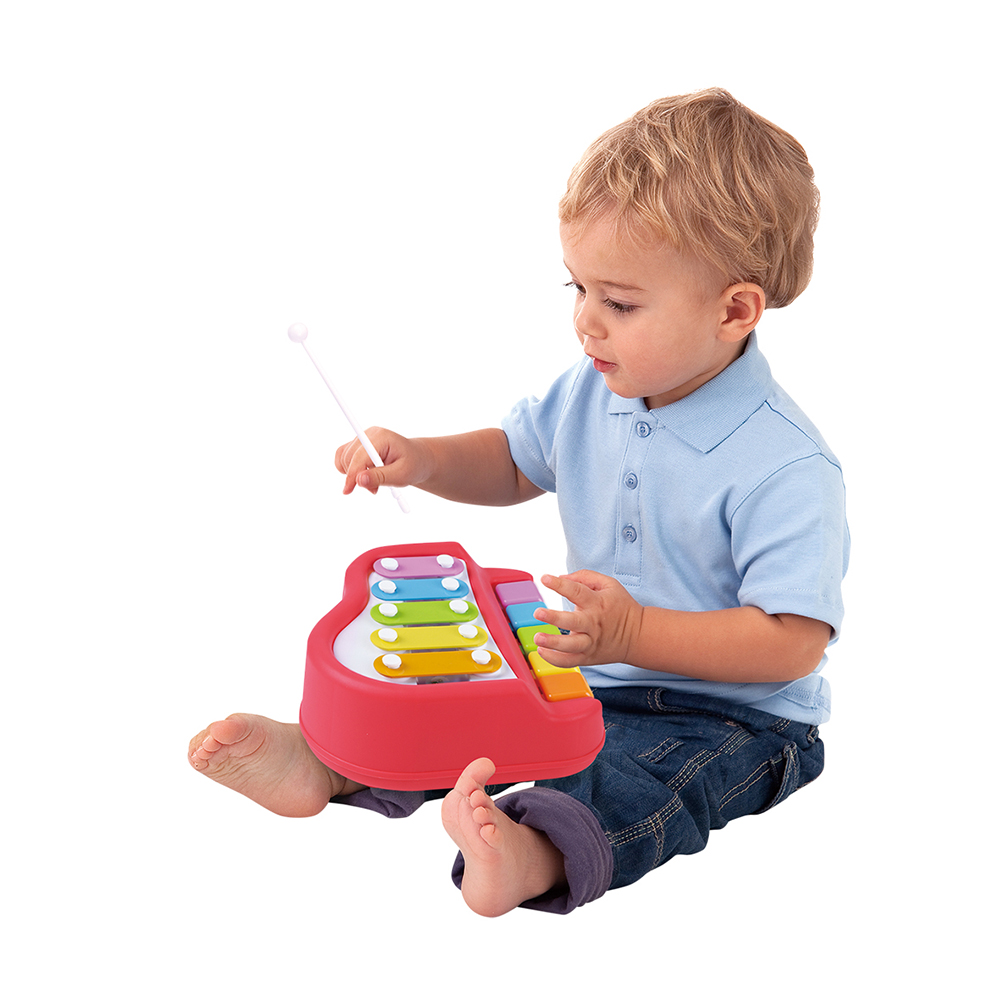 2 en 1 Baby Piano Xylophone Pour les tout-petits, Bébé Piano Jouet